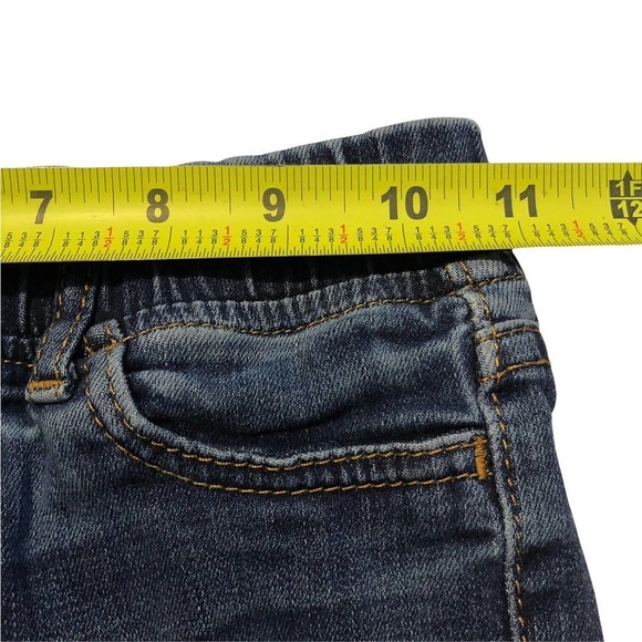 Gap Kids Girls Legging Denim Jean Size 8 Regular Medium Wash Pull On Easy Off - Picture 7 of 9